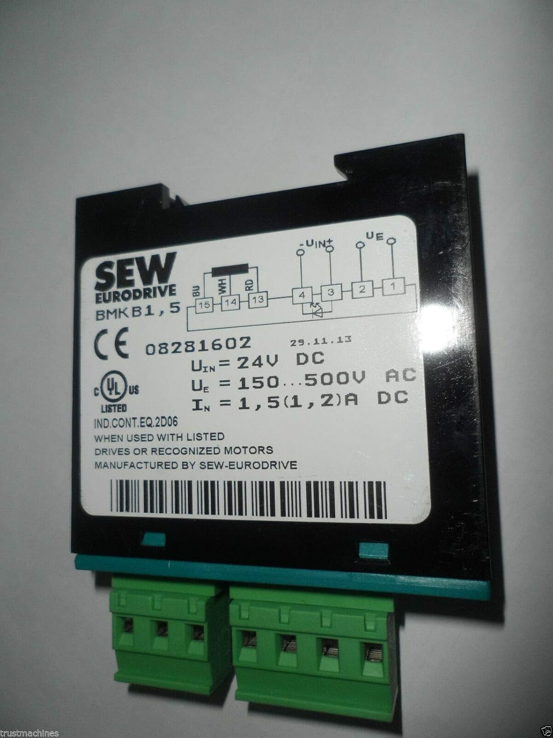 SEW Eurodrive  828 160 2 Brake Rectifier BMK B1.5, BMK B1,5 ; 8281602