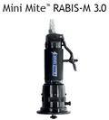 1123112	RABIS-M 3.0 Mini Mite™ Air

Key Specifications

• Model: RABIS-M 3.0 (Mini Mite Frequency Platform)
• Motor Type: Pneumatic (powered by air pressure)
• Operating Pressure: Max 6.3 bar
• Power:  375 Watt (0.375 kW)
• Speed: Max 25,000 RPM
• Weight: Approximately 1.05 kg (extremely lightweight and portable)
• Bevel Capacity:
	• Max Bevel Depth: 2.5mm
	• Bevel Angle: 45°
	• Radius Rounding Capability: R1 and R2