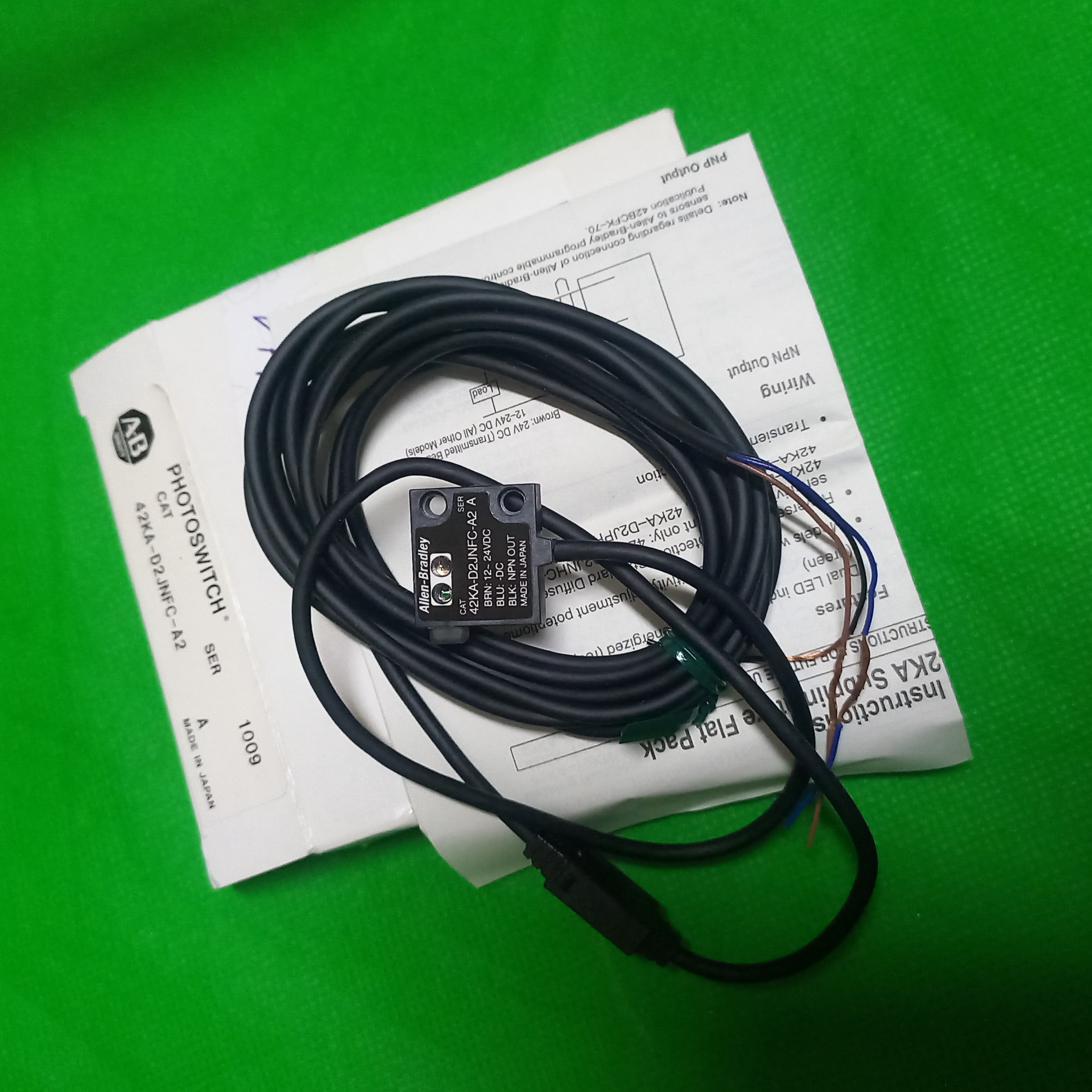 Check Cable Open Wire for connecting 42KA-D2JNFC-A2, 42KAD2JNFCA2, Ultra Mini Photo Sensor