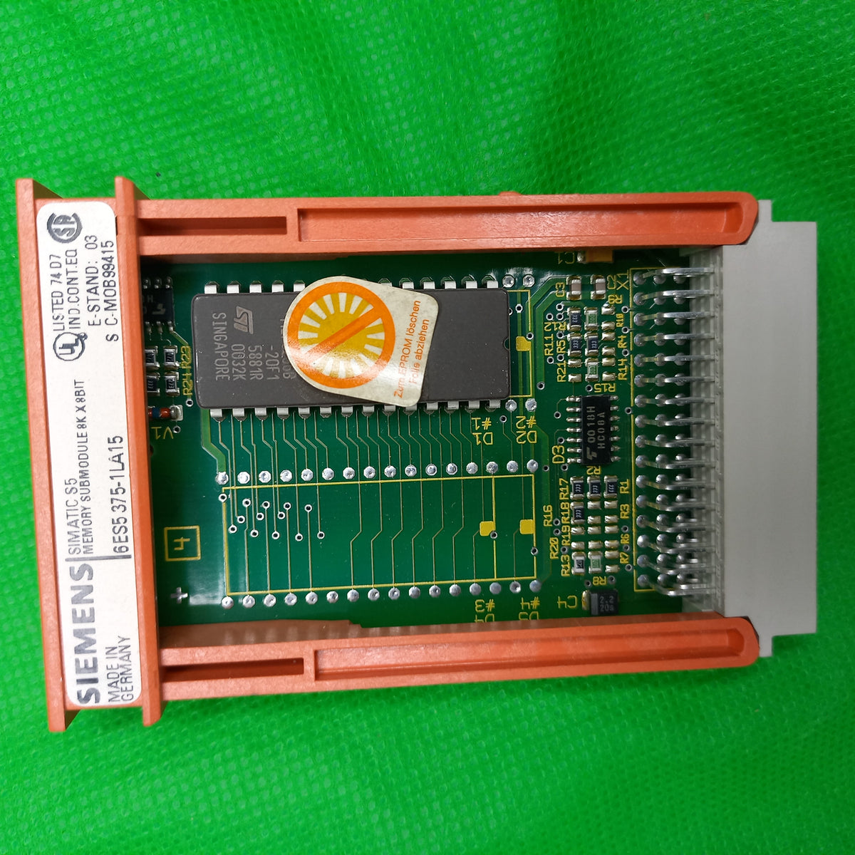 6ES5 375-1LA15
Memory Submod. 375 CMOS-EPROM, 8KB