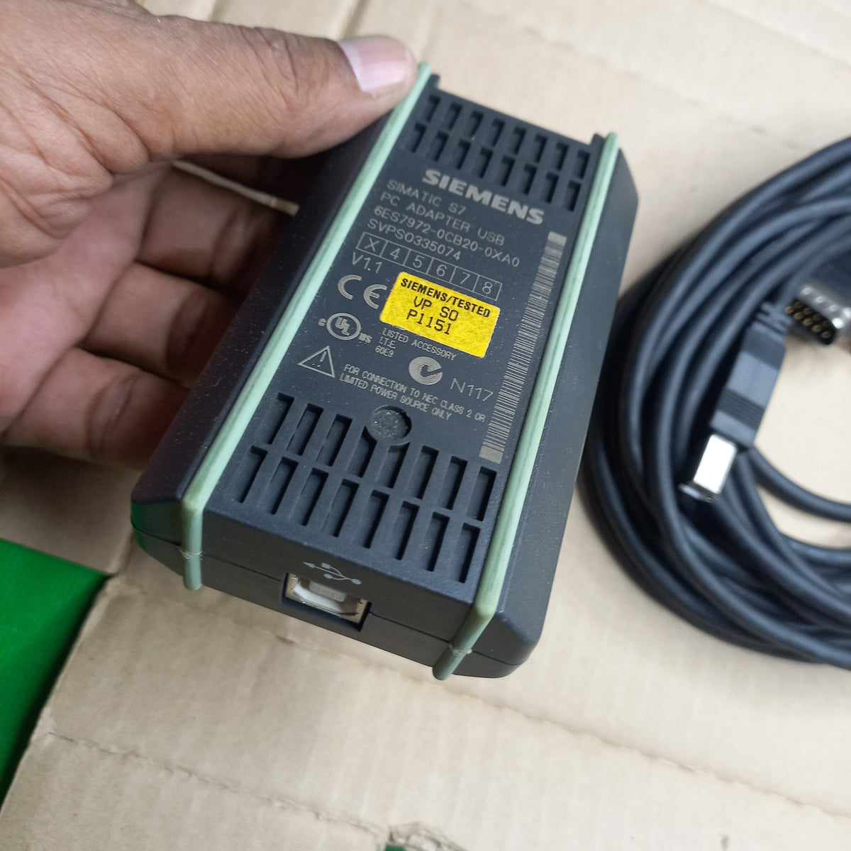 6ES7972-0CB20-0XA0
SIMATIC PC ADAPTER USB
 SIMATIC S7, PC ADAPTER USB F.