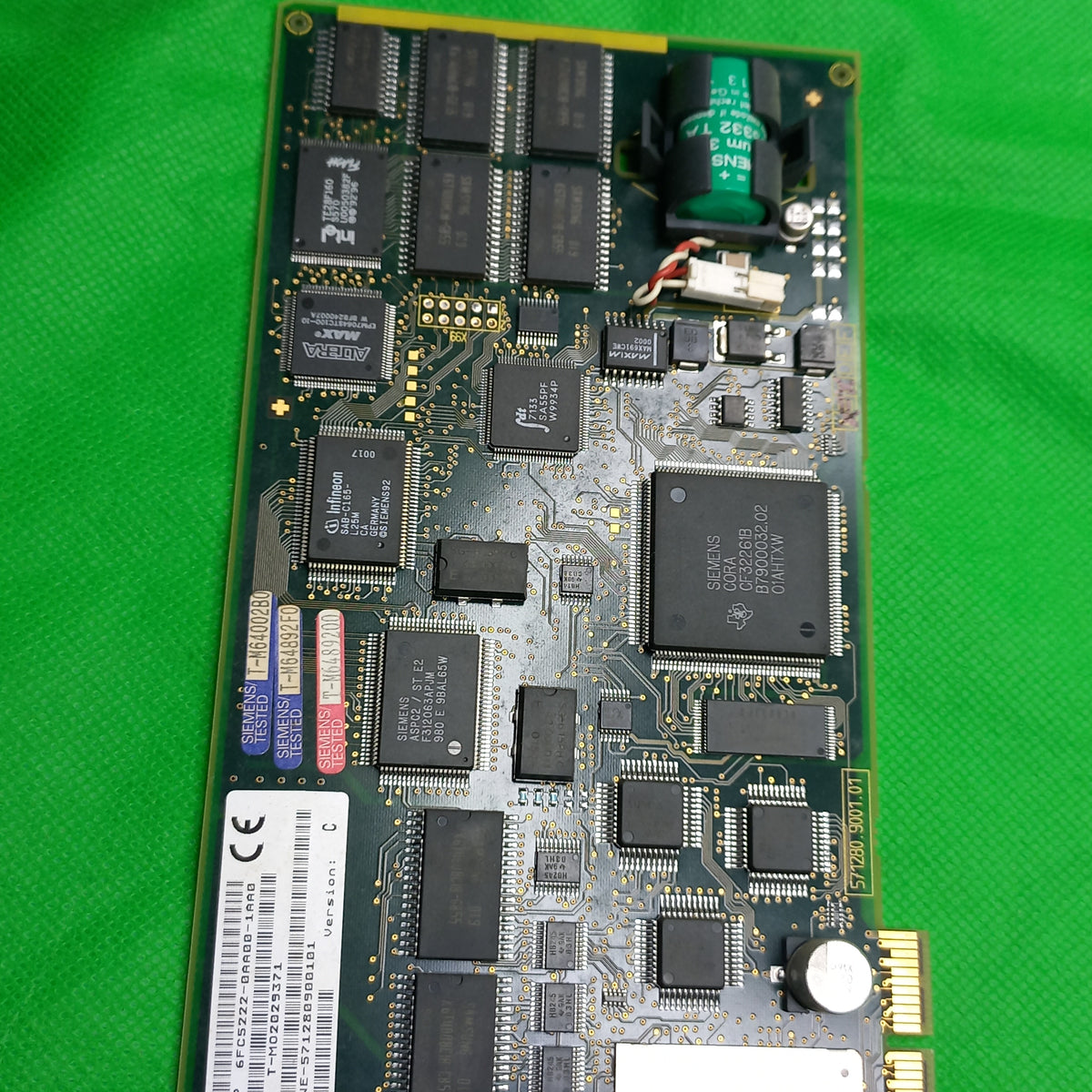 Front side Battery area of 6FC 5222-0AA00-1AA0
GWE-571280900101 version C
571280.0001.01 