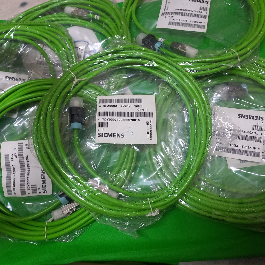 6FX5002-2DC10-1AG0 |  DRIVE-CLiQ RJ45 6meter | Green Original Siemens Signal Cable