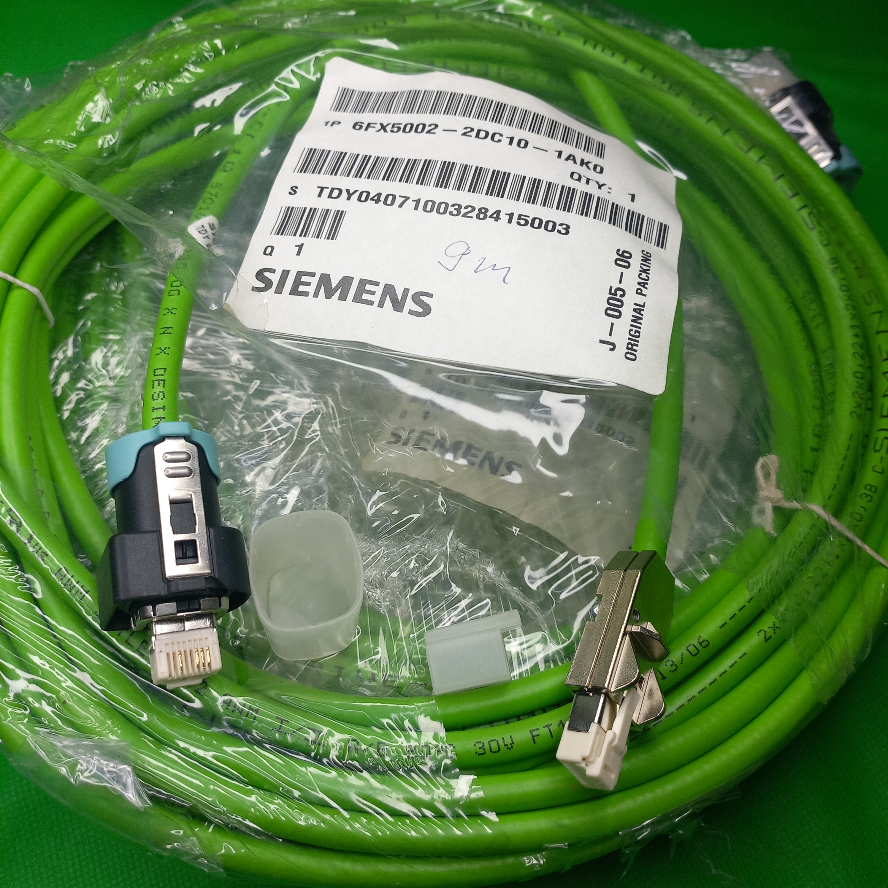 6FX5002-2DC10-1AK0 &nbsp;| DriveCliq 6 meter | Green Original Siemens Signal Cable