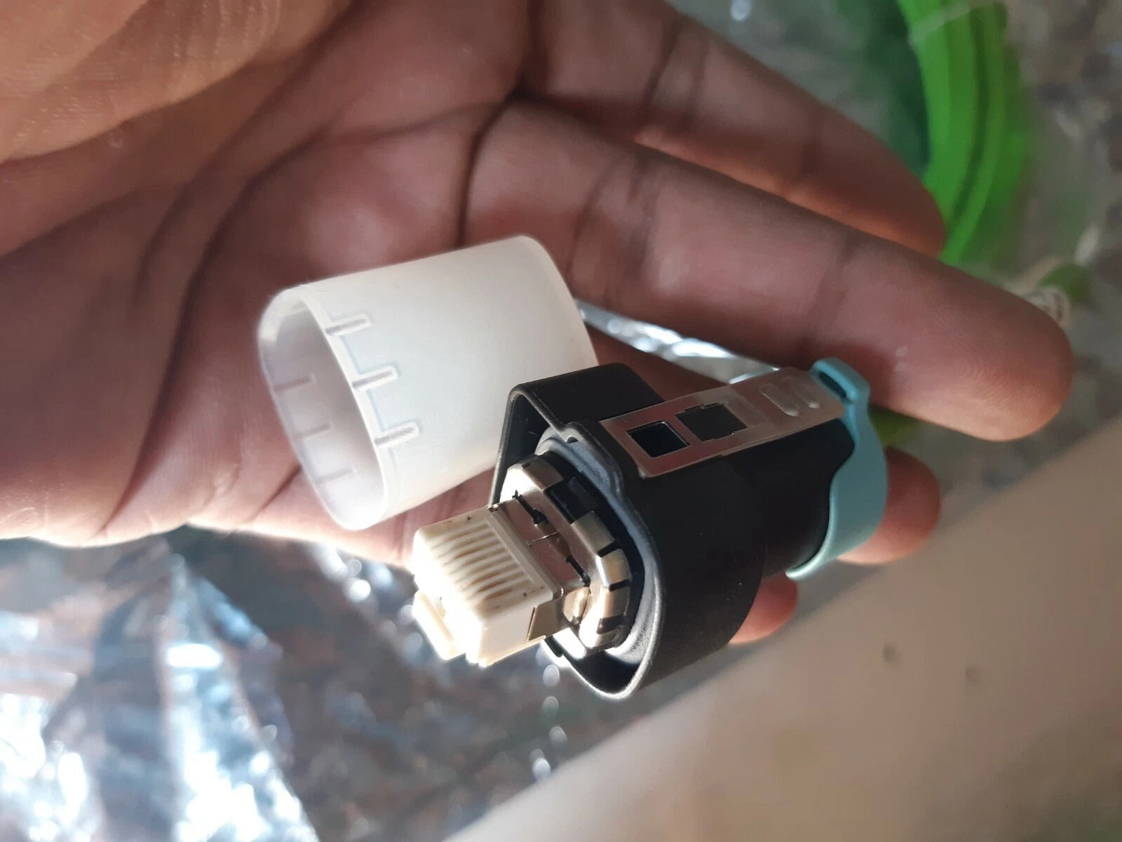 Motor End connector 6FX5002-2DC10-1AK0 &nbsp;| DriveCliq 6meter | Green Original Siemens Signal Cable