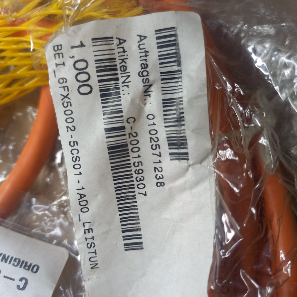 Power cable 6FX50025CS011AD0 POWER CABLE, PREASSEMBLED
