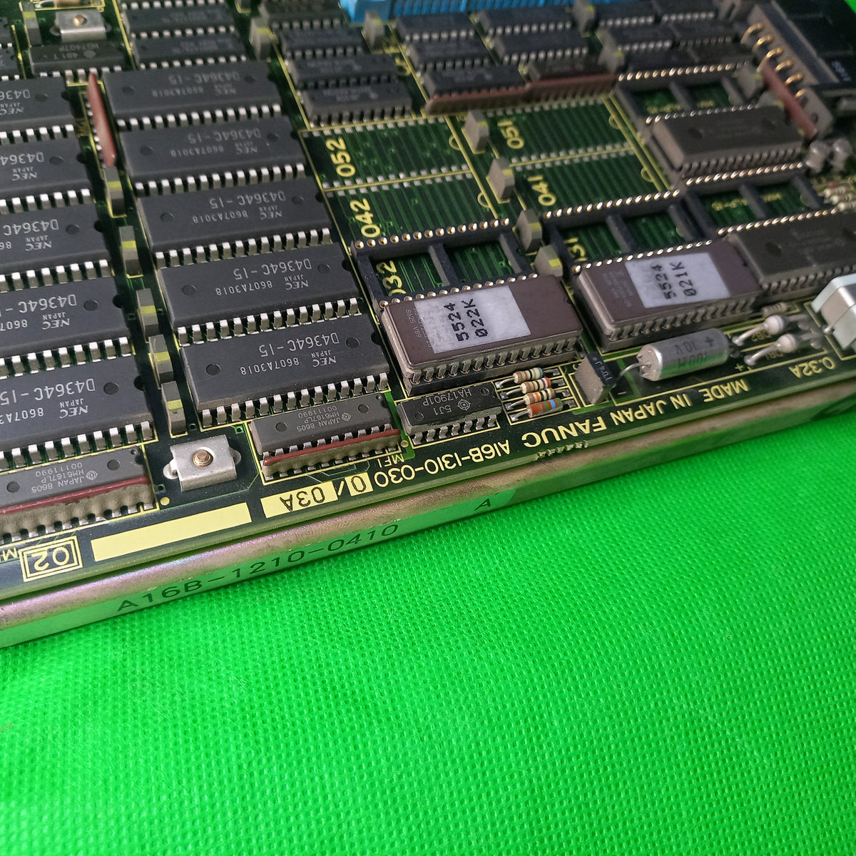 ACP card for fanuc 11 T Fanuc A16B-1210-0410 A | A16B-1310-030003A 
| A16B-1310-0300 03A
The part numbers A16B-1210-0410 and A16B-1310-0300 (often suffixed with /03A) belong to FANUC CNC control and memory module components.