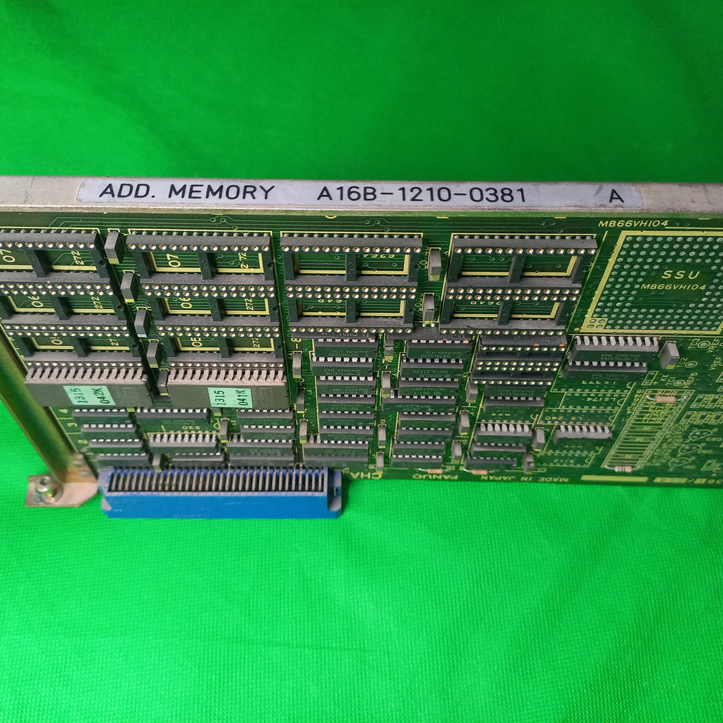 The FANUC A16B12100381 (often marked as A16B-1210-0381/01A) 