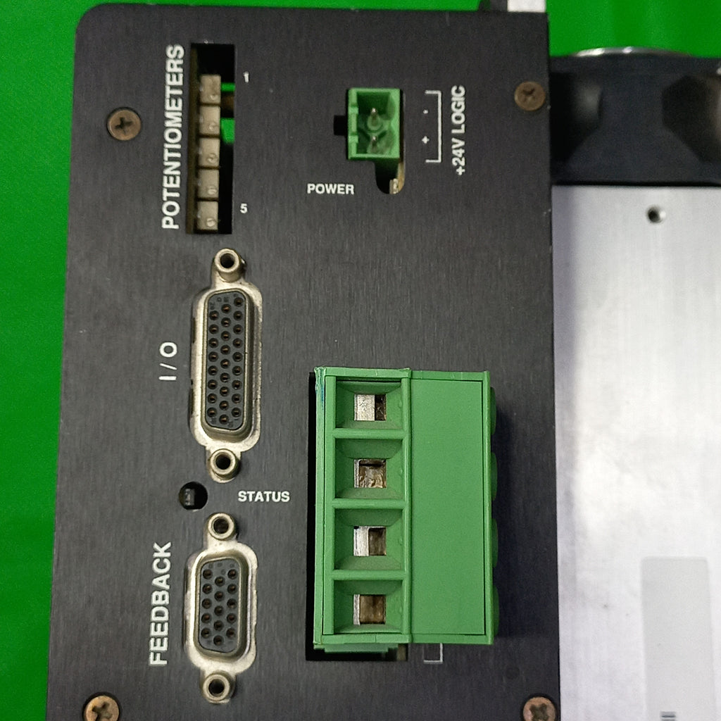 Feedback and IO and potentiometer contacts on AMC drive Advanced Motion Controls | B100A400A CA Ver: 02 | B100A400AC Rev: A Ver: 02  | B100 A 400 AC | BP 64682-10071339 V02 