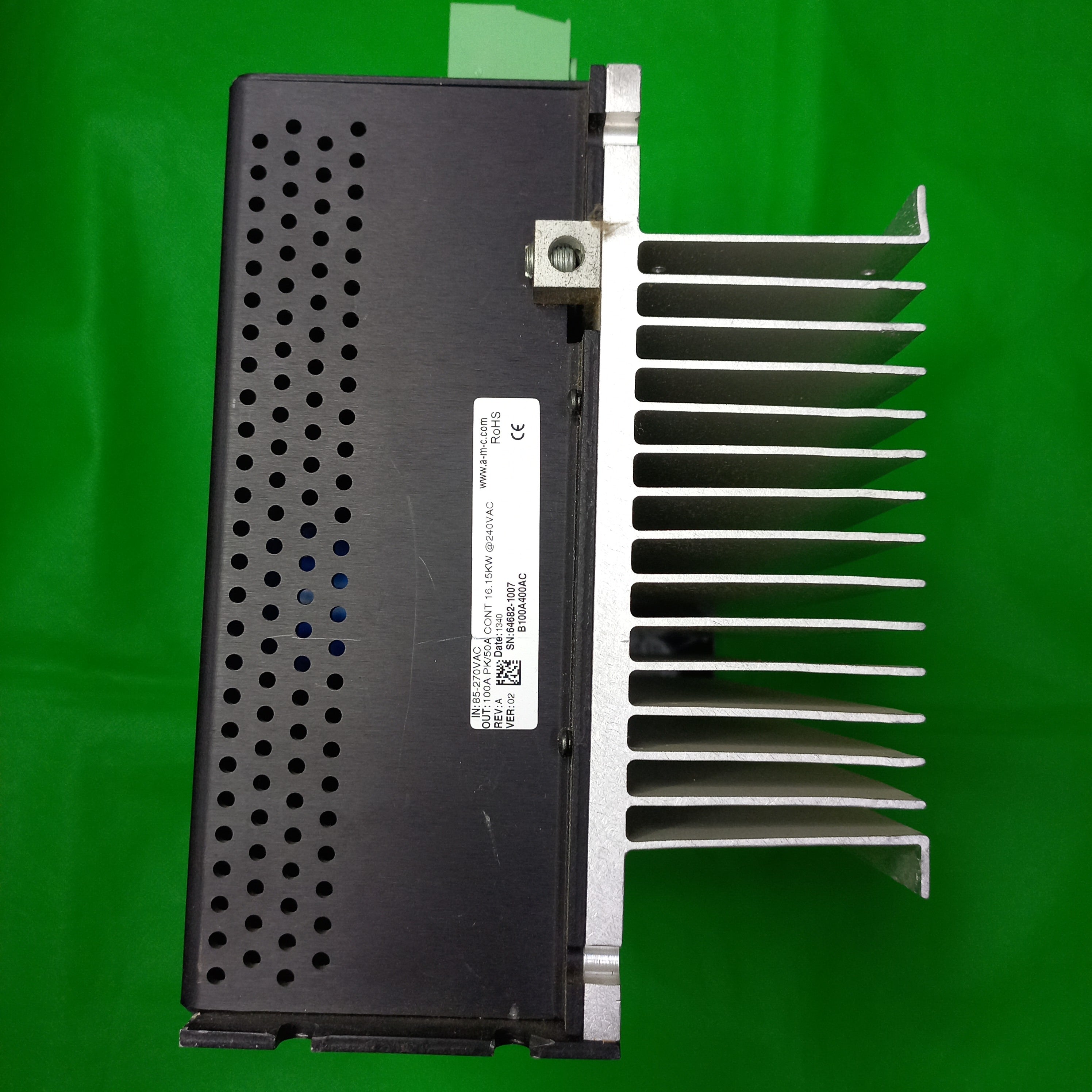 Heat exchanger on AdvancedMotionControls 100A400ACA 