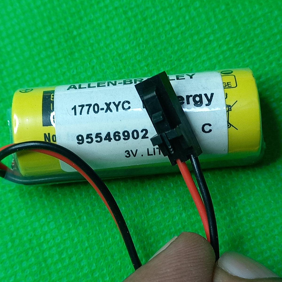 Allen bradley 1770 battery 1770XYC with special black long connector ready stock