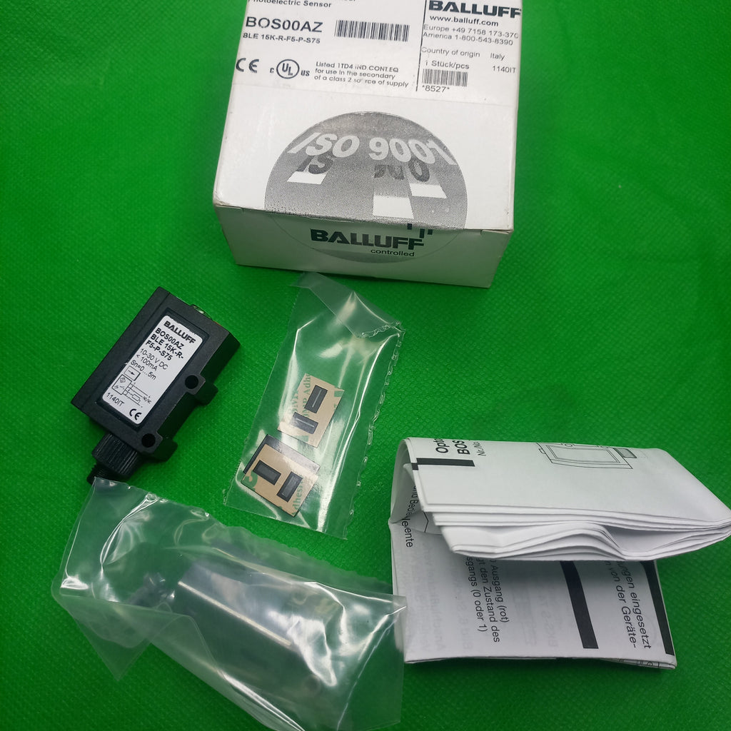 Box contents of packet of BOS00AZ,BLE 15K-R-F5-P-S75, Range 0-5 mm