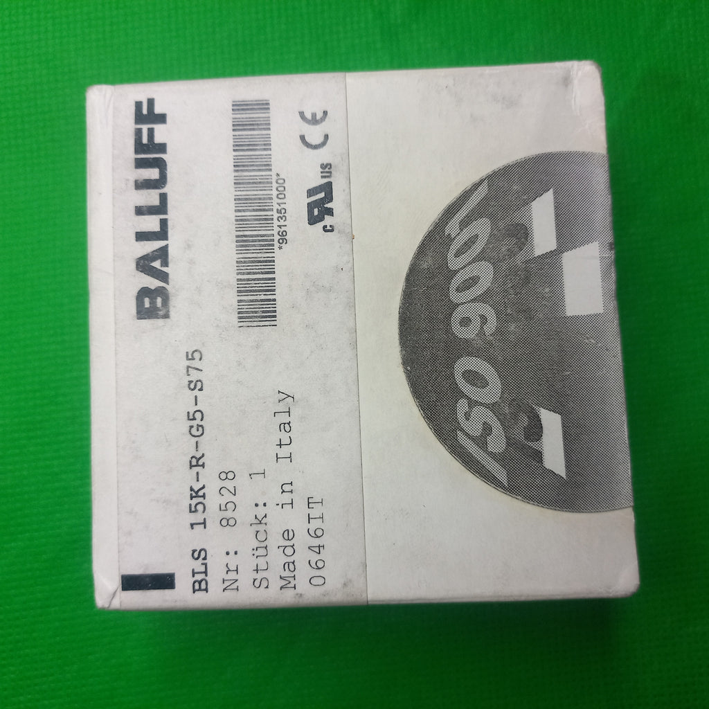 Outside box specification sticker photo BOS00E7 BLS 15K-R-G5-S75 Through-beam sensor (Emitter
