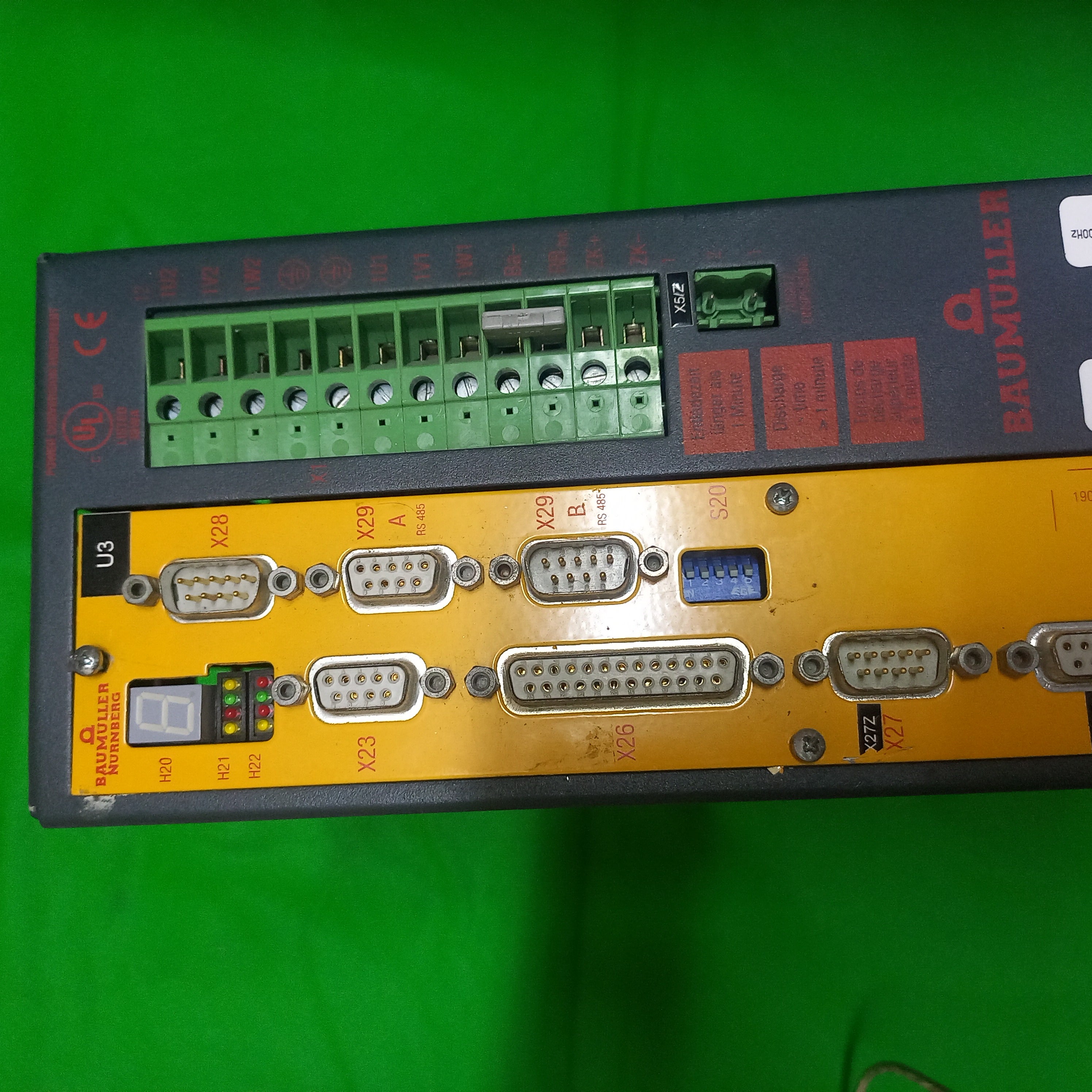 top connector and LED display of Typ: BUM60-VC-0A-0001
Art. Nr: 233498
Nr: S30101665
