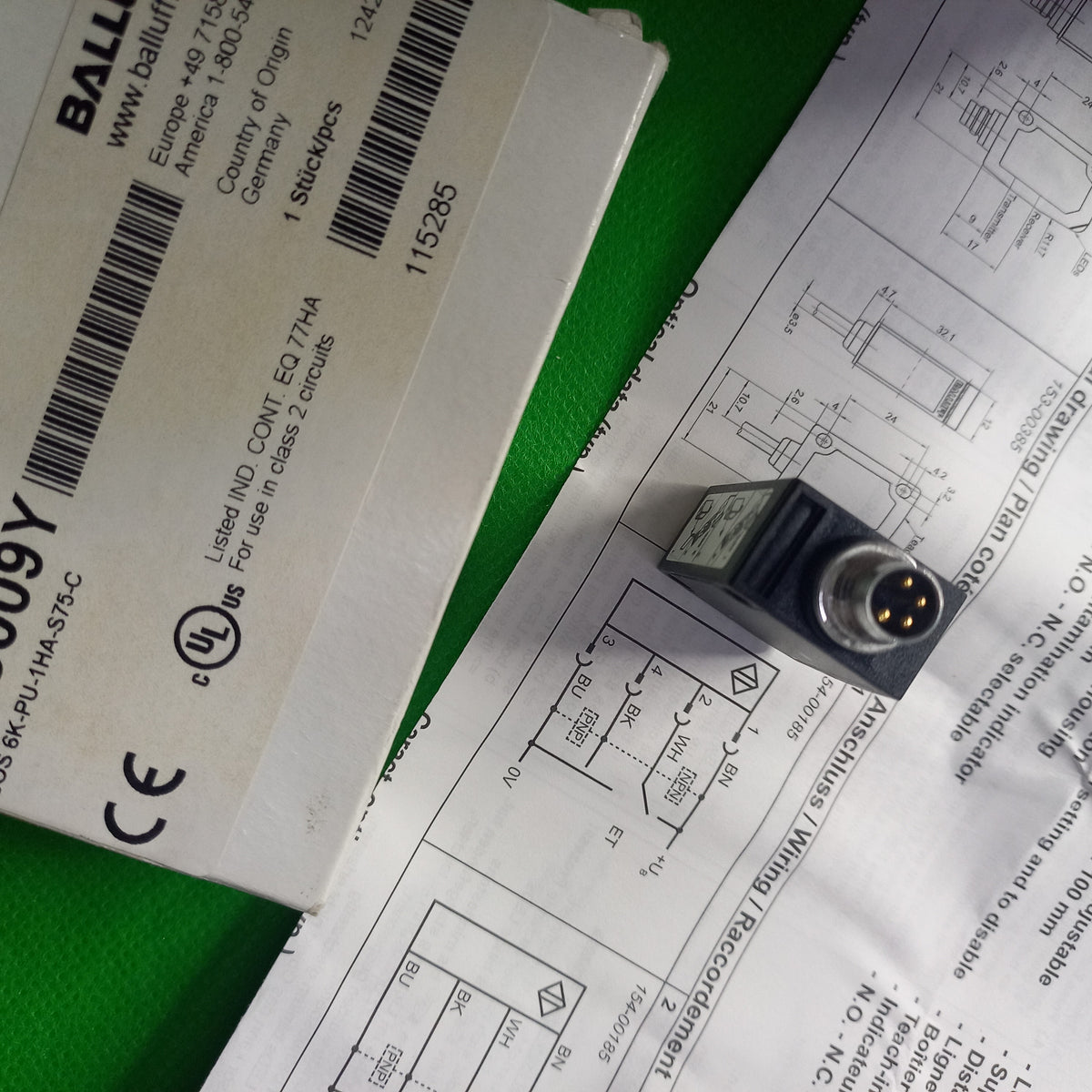 Connector of Balluff BOS6K-PU-1HA-S 75-C (BOS009Y)