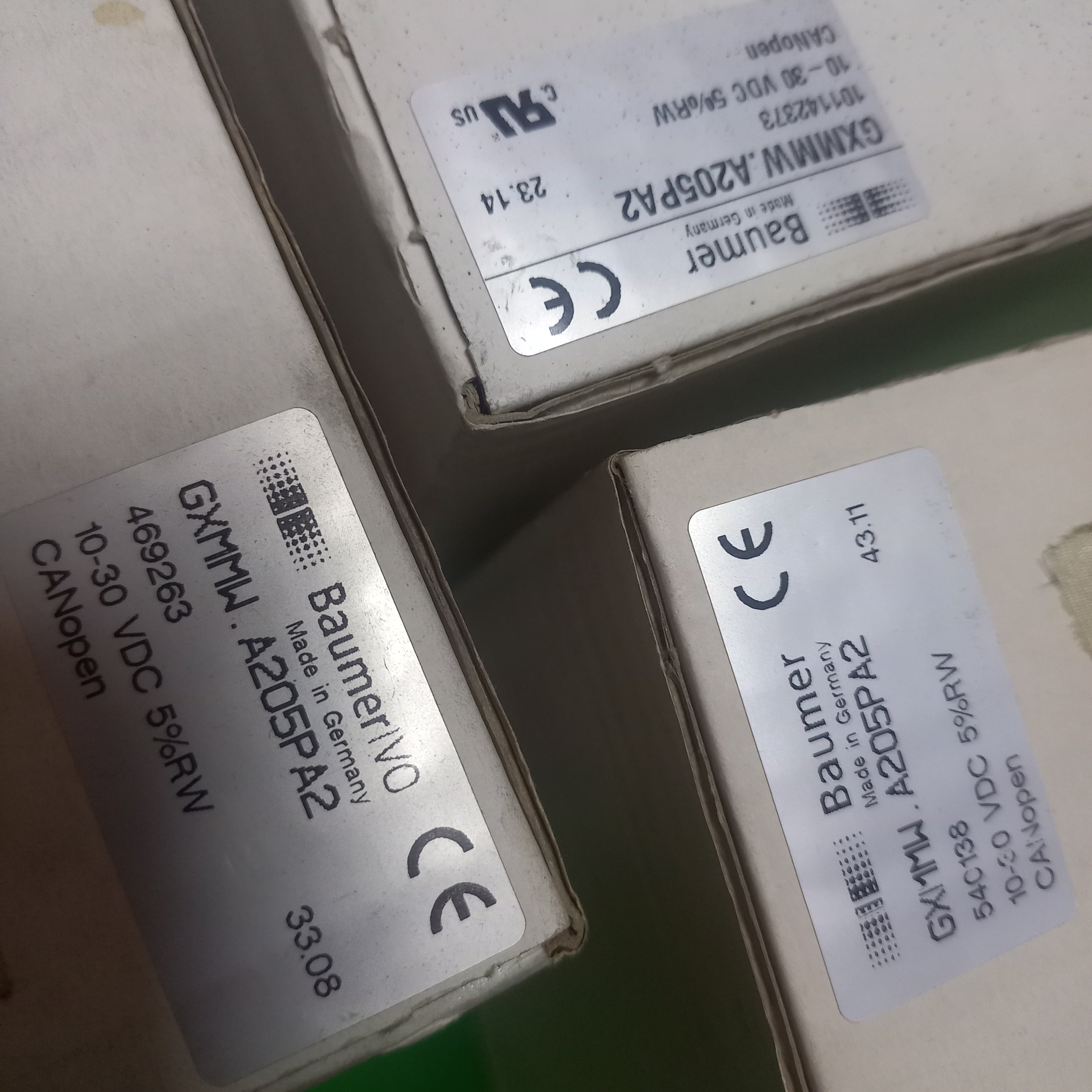 Baumer CANOPEN GXMMW.A205PA2, Shaft 10mm Clamping, Singleturn 13bit, Multiturn 16bit