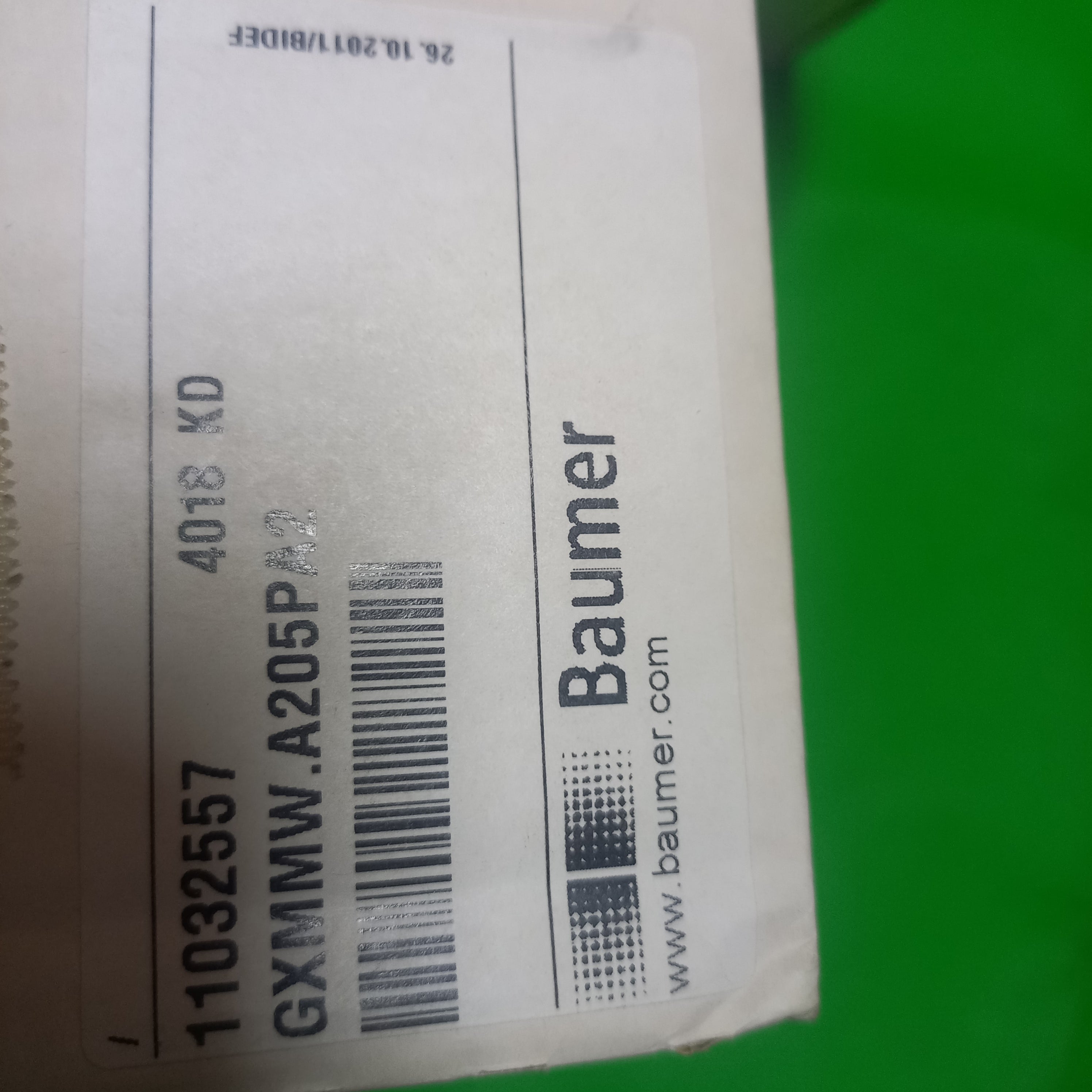 Baumer CANOPEN GXMMW.A205PA2, Shaft 10mm Clamping, Singleturn 13bit, Multiturn 16bit