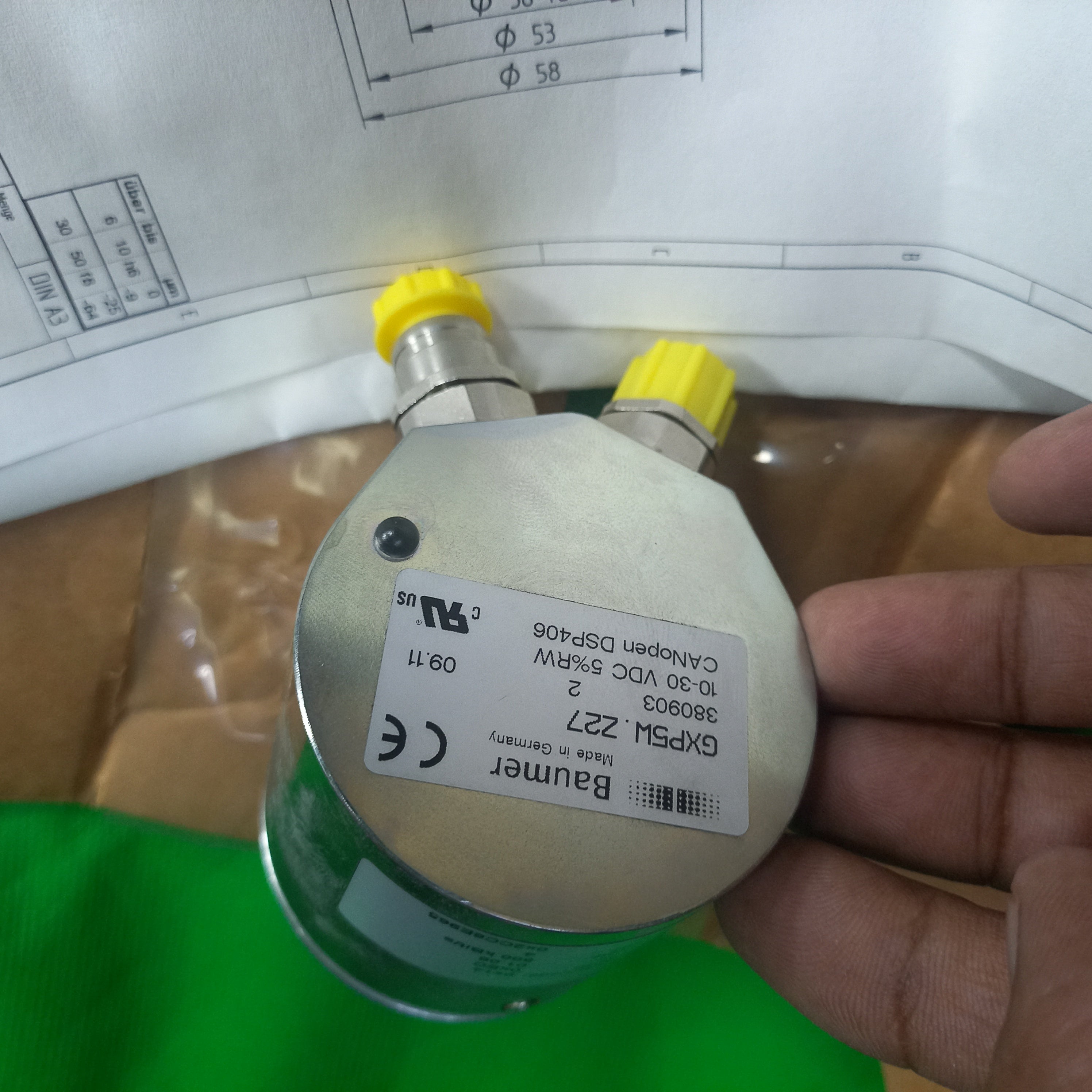 GXP5W Multiturn Baumer encoder CanOpenDSP406  Ready stock 13bitSTx16bit MT