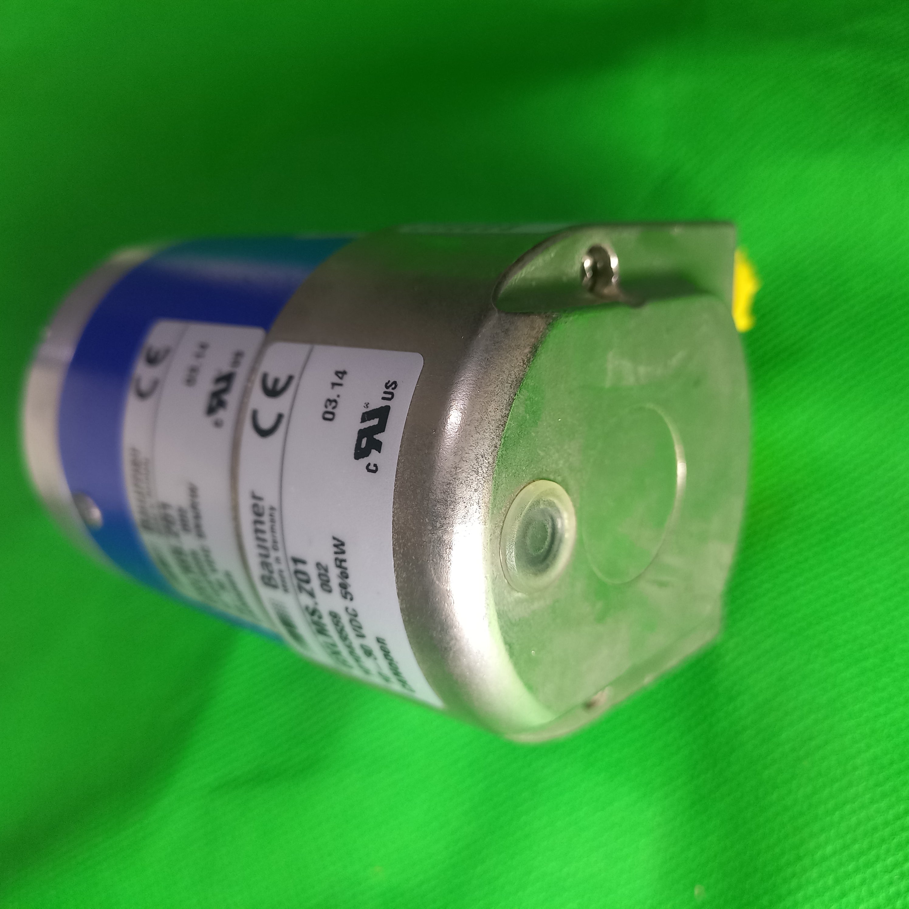 Baumer GXLMS 101043559 MultiTurn Encoder 13STx16MT Hollow 14mm,CANOpen, 2 M12 plug