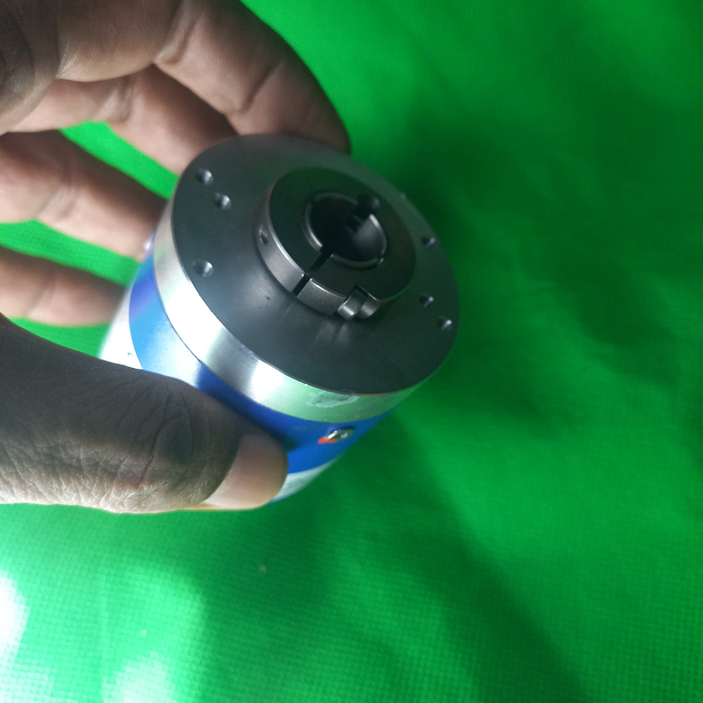 Baumer GXLMS 101043559 MultiTurn Encoder 13STx16MT Hollow 14mm,CANOpen, 2 M12 plug