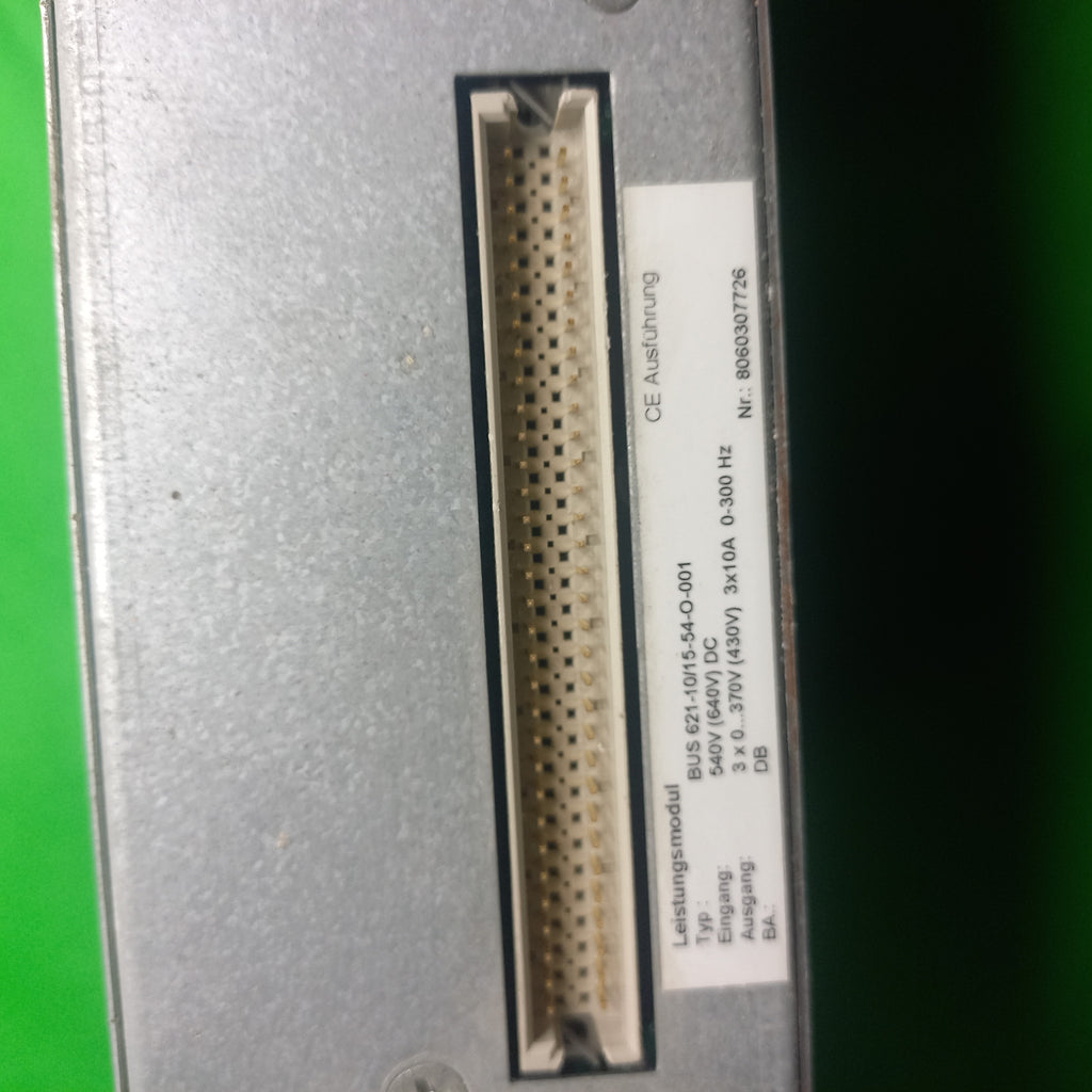 Connector and specification sticker Baumüller BUS 621-10/15-54-O-001 | BUS621  