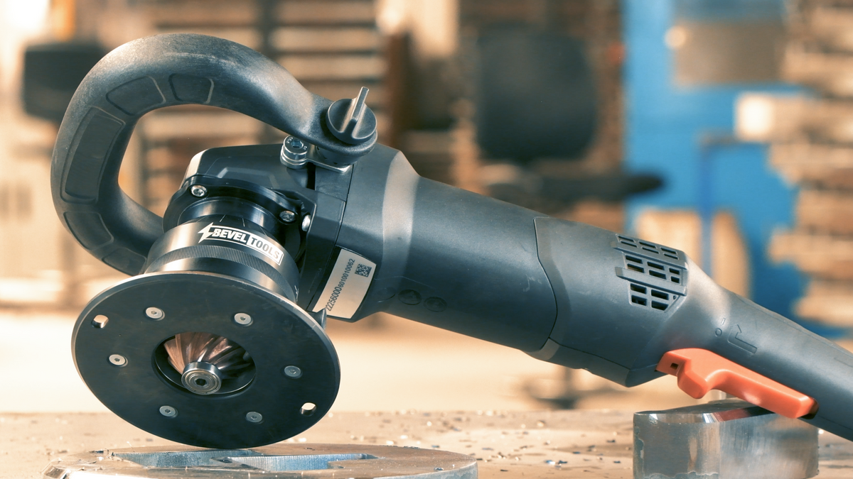 BevelTools 2061100 EBA 4.0 Bevel Mate® 230V | precise, repeatable Bevelling | Radius Edge Making on Plates/ Pipes