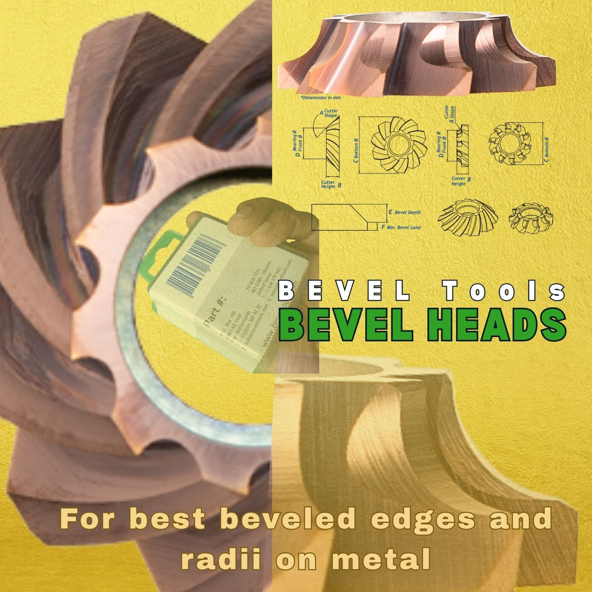 BevelTools  | R3-06-v3.0 | Carbide Cutter | for Bevel Depth |  
