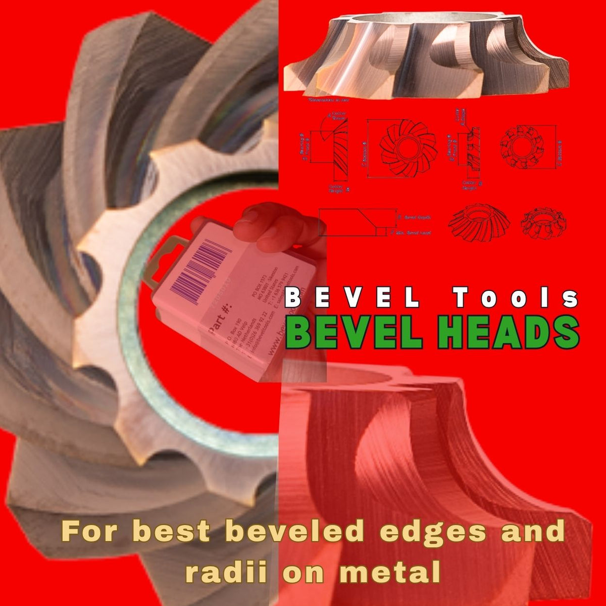 BevelTools  |  R3-06-INOX | Carbide Cutter | for Bevel Depth | INOX cutters are best used on stainless steel. Compatible with INOX tools.
