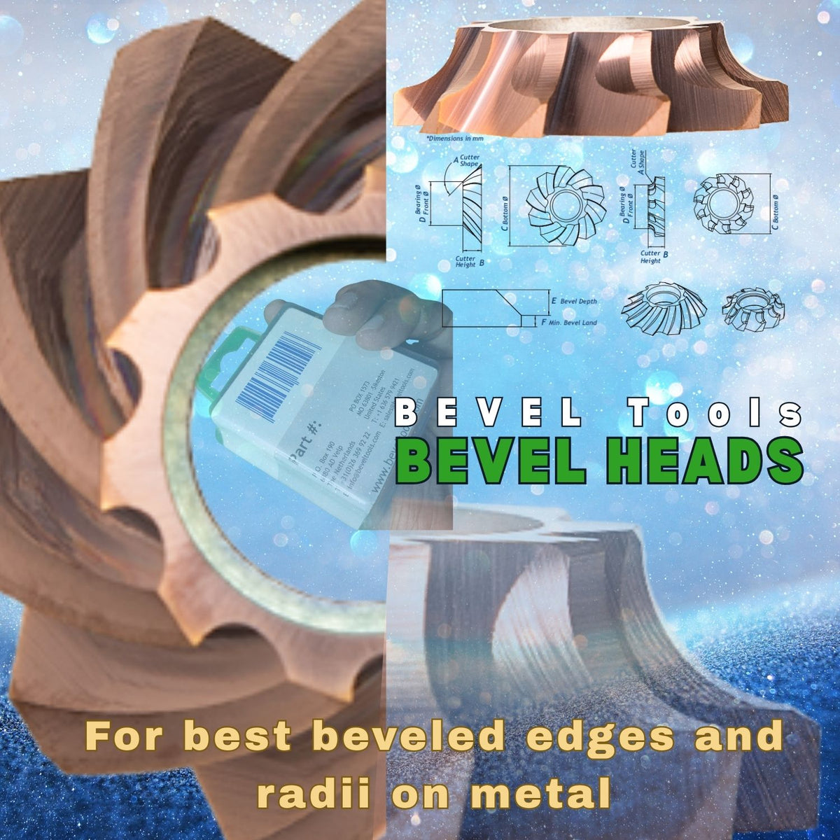 BevelTools  |  R4-06-ALU | Carbide Cutter | for Bevel Depth | ALU cutters are best used on non-ferrous metals. Compatible with V3.0 tools.
