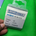 bevel cutter 45 degree chamfering on steel 45-060V3.0