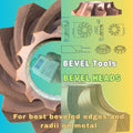 BeveltoolsArticleNr.7202050_ Precision Radius and Chamfer Solid Carbide Cutters for Portable bevel cutting milling machines 
