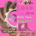 BeveltoolsArticleNr. 7204050 Precision Radius and Chamfer Solid Carbide Cutters for Portable bevel cutting milling machines 
