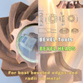 Beveltools_Article_Nr._7201230 Precision Radius and Chamfer Solid Carbide Cutters for Portable bevel cutting milling machines 
