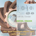 Beveltools_Article_Nr._7201250 Precision Radius and Chamfer Solid Carbide Cutters for Portable bevel cutting milling machines 

