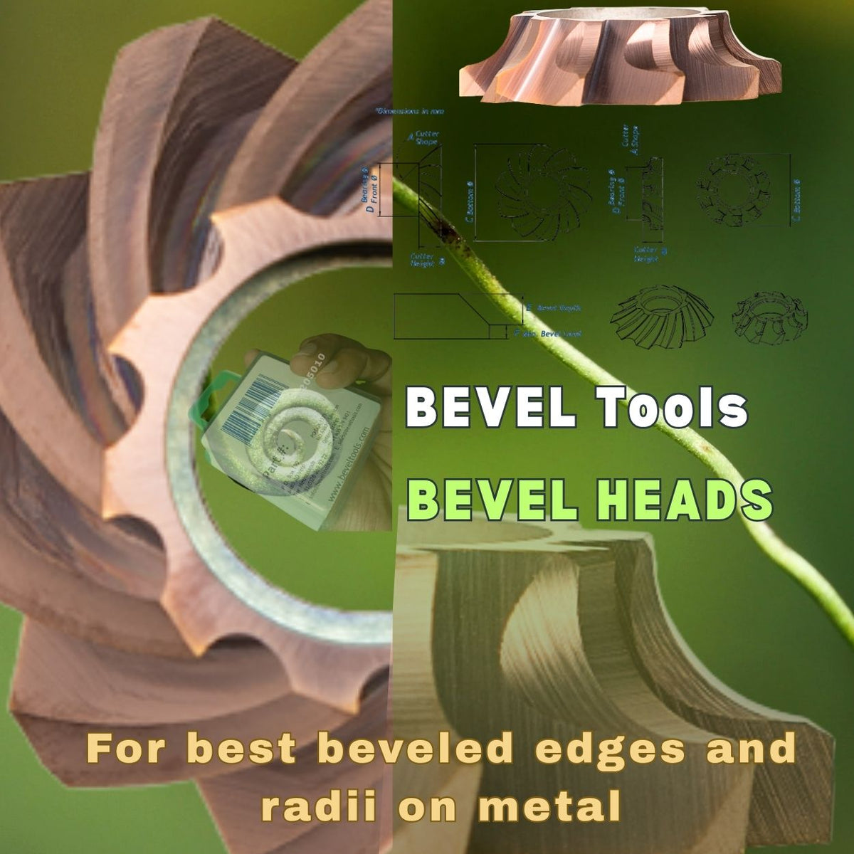 Beveltools_Article_Nr._7201410_Precision Radius and Chamfer Solid Carbide Cutters for Portable bevel cutting milling machines 

