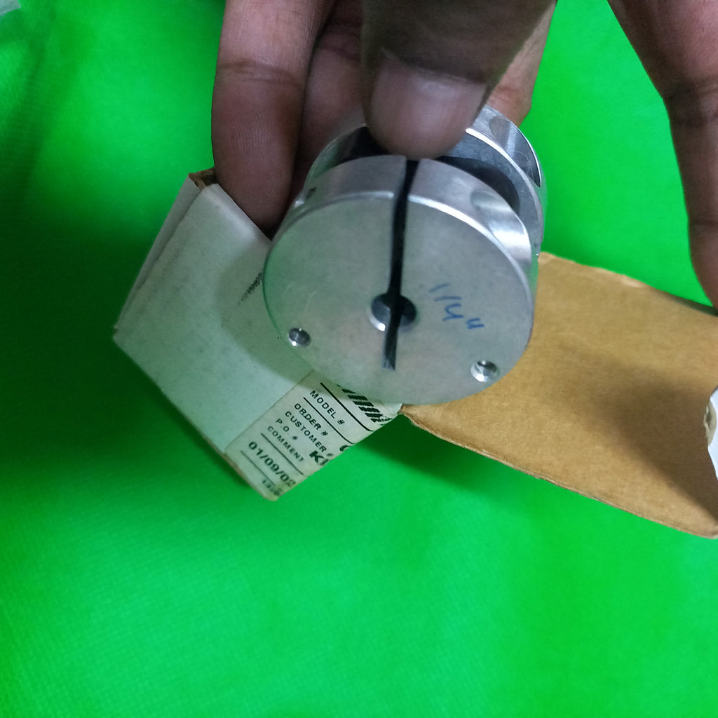 Clamping hole dia 1/4" both sides, C16P 0.25"x0.25" CO16P ZeroMax Single Disc Control Flex Couplings