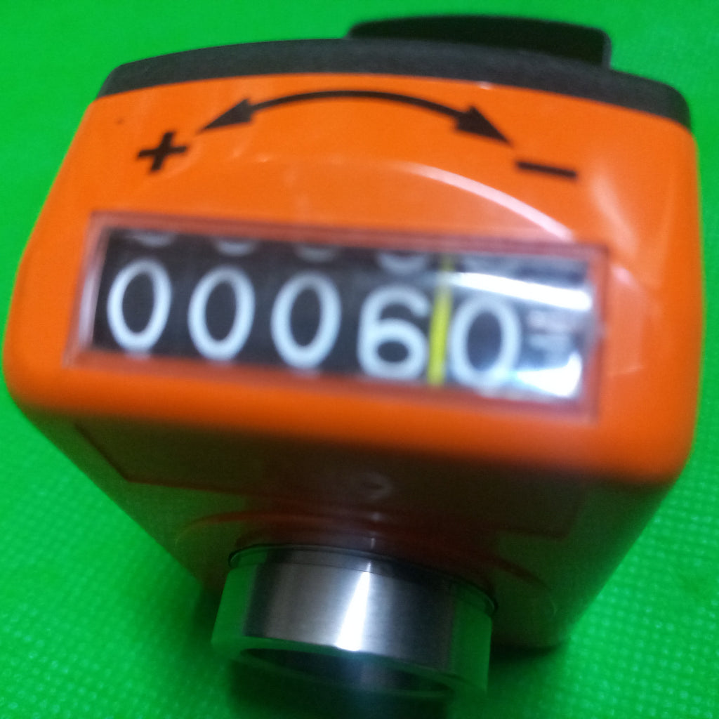 Display 1 decimal point of Digital position indicator DA09S SIKO, CCW Ascending | DA09S-02-60-1-e-20 Mount pos=2, increment/rev 60, 20mm Hollow