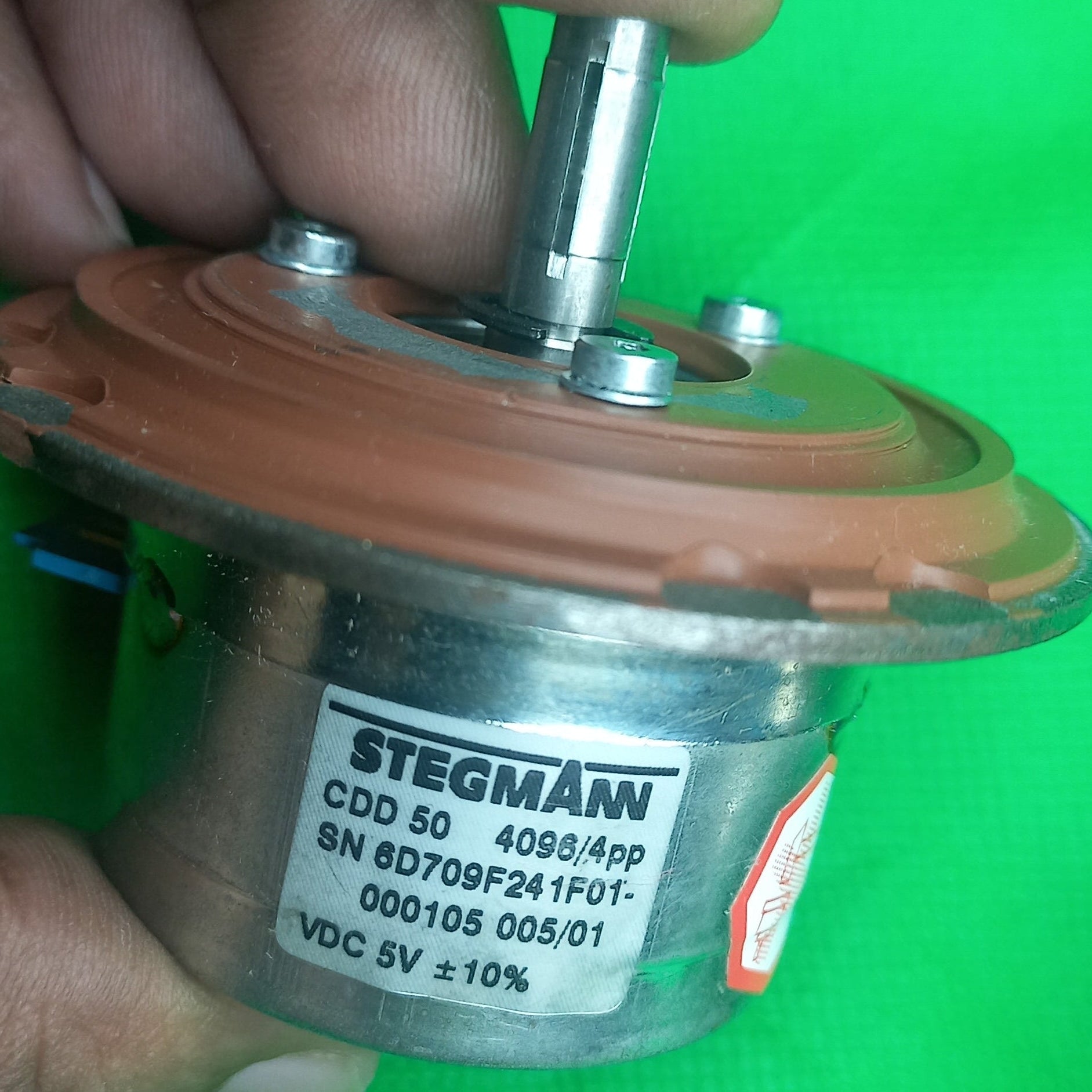CDD 50 4096 Dicoder Stegmann 7mm plain shaft and Flange View