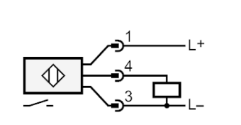 connection and cable pin out Inductive sensor IL5004, ILA3002-BPKG/OBEN/AS-514TPS RT
