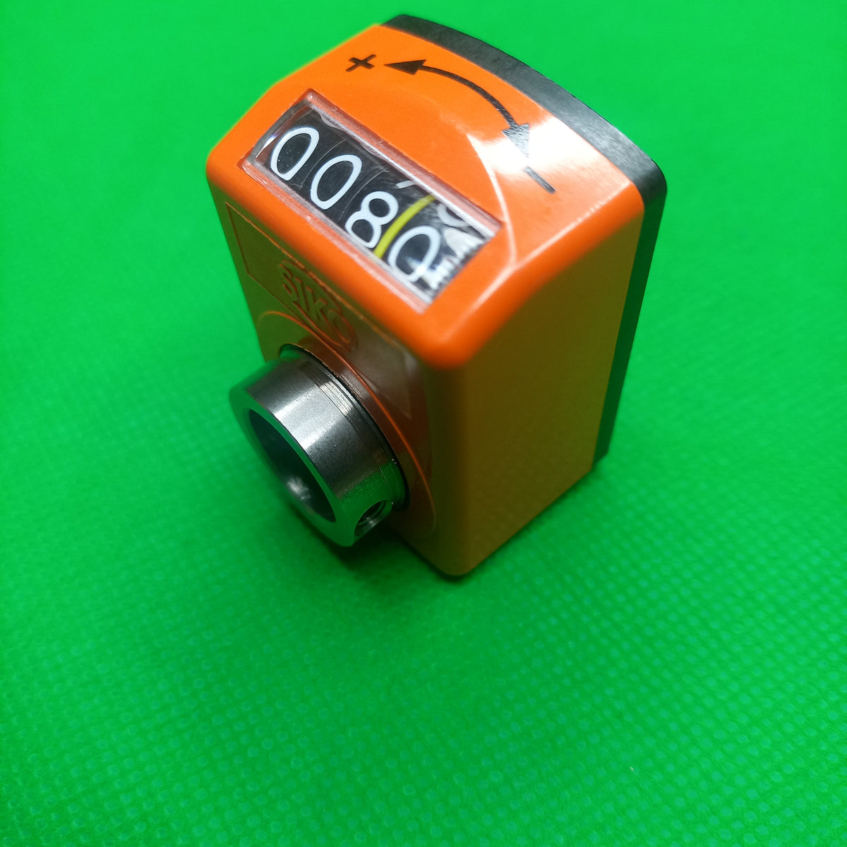 Mounting Position 2, order key DA04-02-80-1-i-14_MountPos=2, Incr/rev=80mm, in Clockwise Direction, Decimal point =1, 14mmHollow
