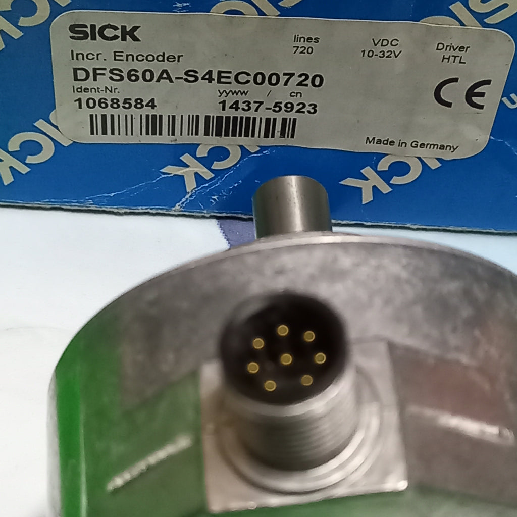 DFS60A-S4EC00720 | 1068584 Incremental encoder | 720 PPR | HTL| 10mm Shaft | M23