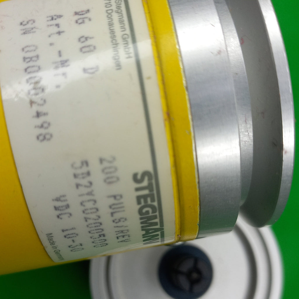 Specification sticker HTL encoder STEGMANN Drehgeber DG60 D | 200 puls/revoluton | 5D2YC0200500