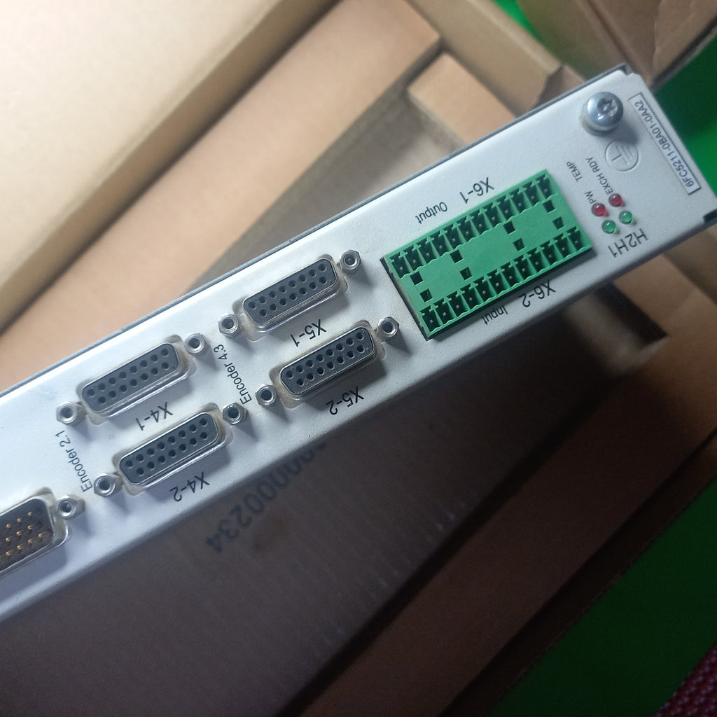Diagnostic LEDs and X6-1 Ouput connecotr view and encoder connectiions here Siemens  | ADI4 | 6FC5211-0BA01-0AA2  | 6FC52110BA010AA2 