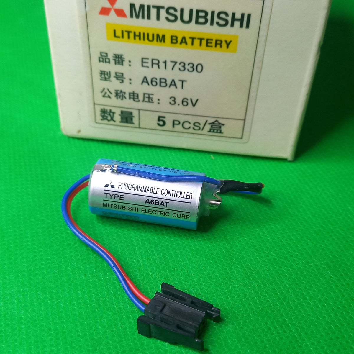 Equivalent to A6BAT / ER17330V / MRBAT / MR-BAT ER17/33 3.6V
