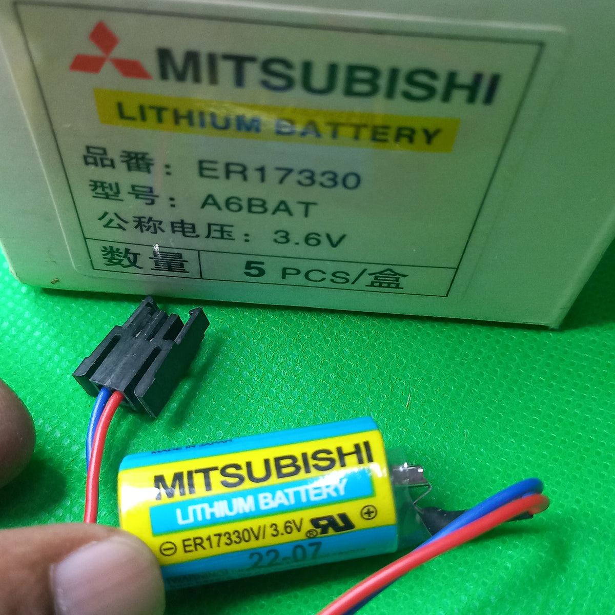 Ready Stock Replacement battery Collect Today - ER17330, Mitsubish A6BAT Battery