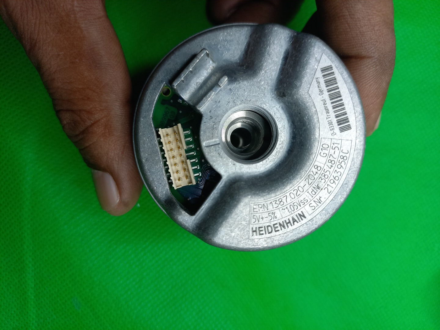 ERN1387 2048_Encoder back side with 14 pin connector on pcb
