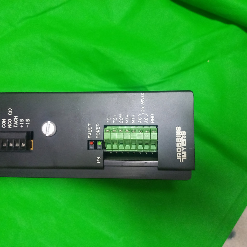 Electro-Craft Max-400 Robins& Myers  Electrocraft
Input, 20-85 VAC at 15 A 50/60 Hz, 1Phase

output, I20 VDC Max 15A (Cont) 1500 W Max.
