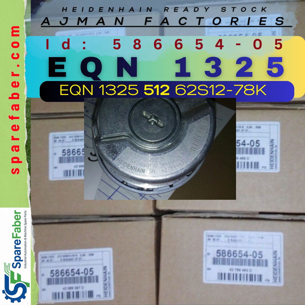 Heidenhain MultiTurn EnDat01 | 512 lines | Encoder EQN 1325 512 62S12-78K Id: 586654-05