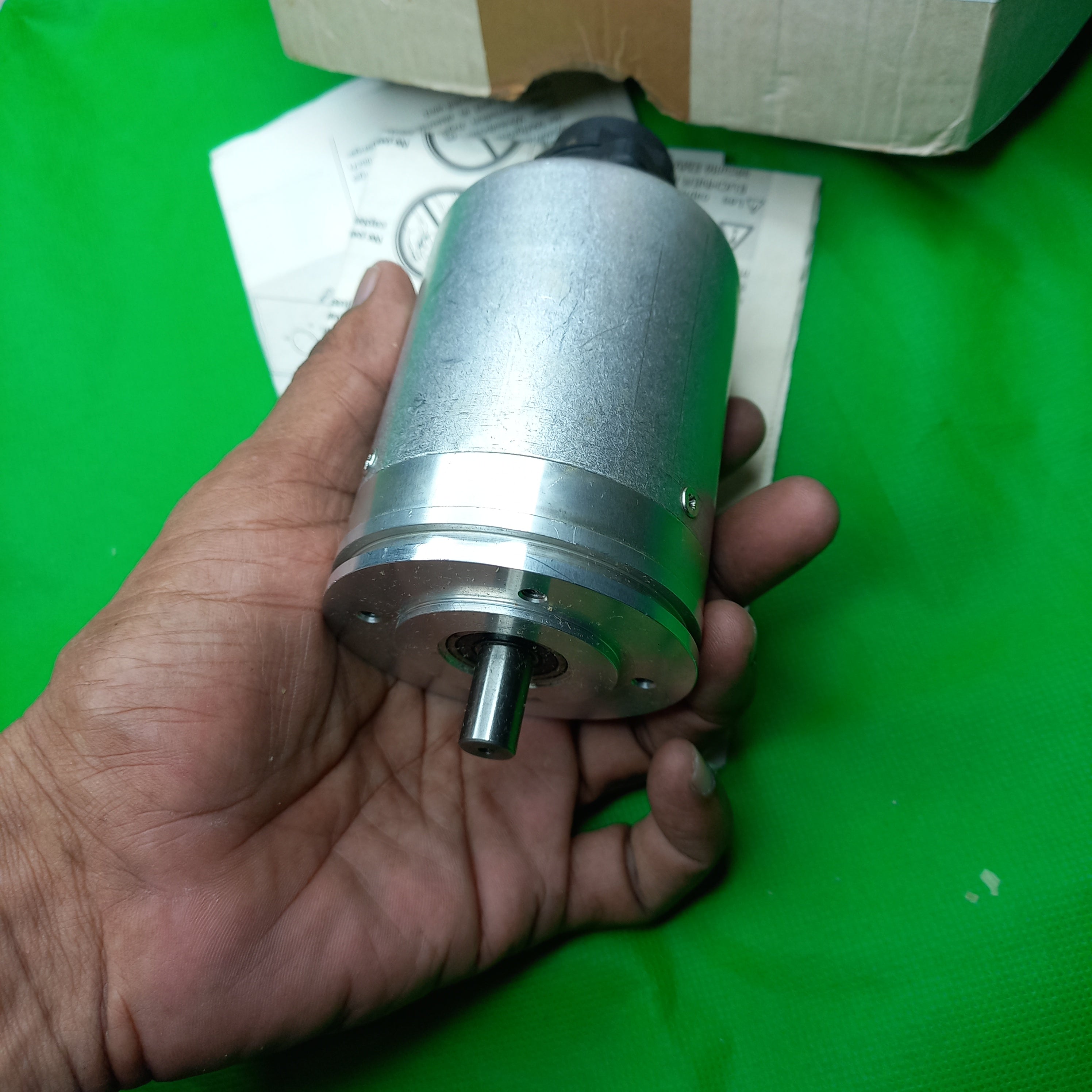 Shaft 10mm seen on Euchner PWF-A2-0720B-G Absolute Encoder Id.-Nr. 070498