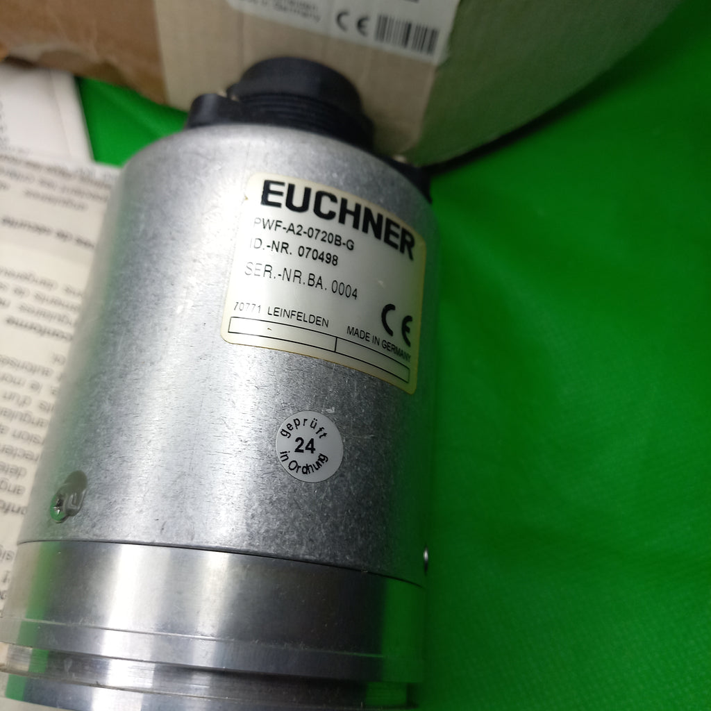 PWFA2 Absolute encoder Euchner Specification sticker view